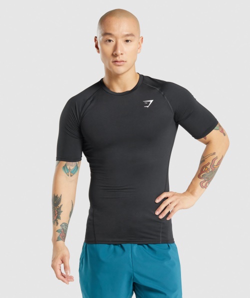 Camiseta Gymshark Element Baselayer Preta
