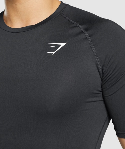 Camiseta Gymshark Element Baselayer Preta