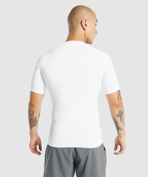 Camiseta Gymshark Element Baselayer Branca