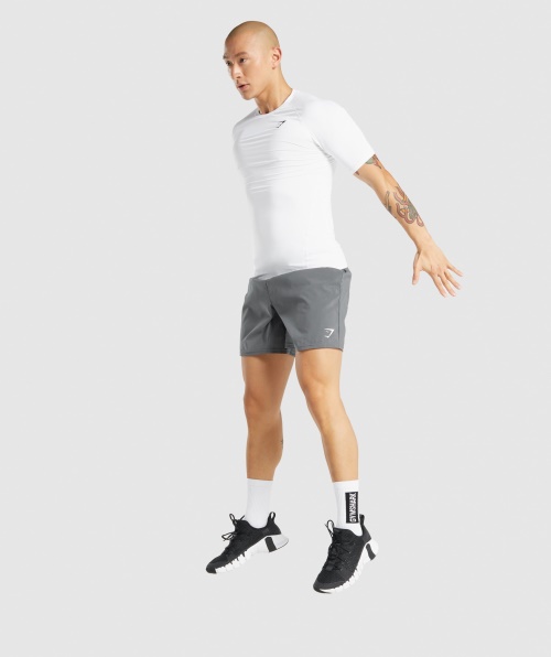 Camiseta Gymshark Element Baselayer Branca