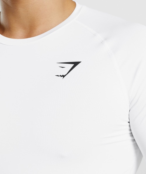 Camiseta Gymshark Element Baselayer Branca