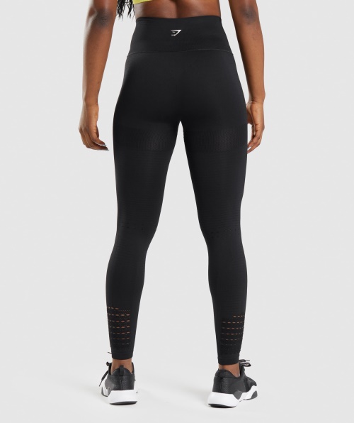 Legging Sem Costura Gymshark Energy Preta