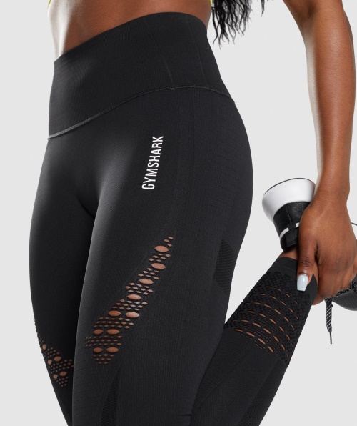 Legging Sem Costura Gymshark Energy Preta