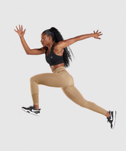 Sutiã Esportivo Sem Costura Gymshark Energy Preto