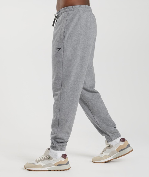 Gymshark Joggers Oversized Essenciais Charcoal Grey Marl