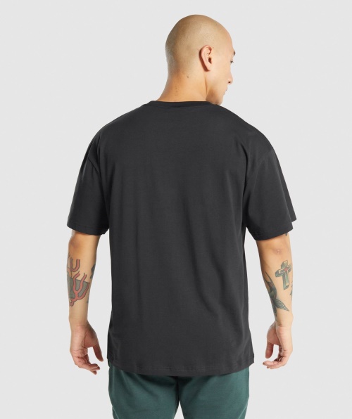 Camiseta Gymshark Essencial Oversized Preta