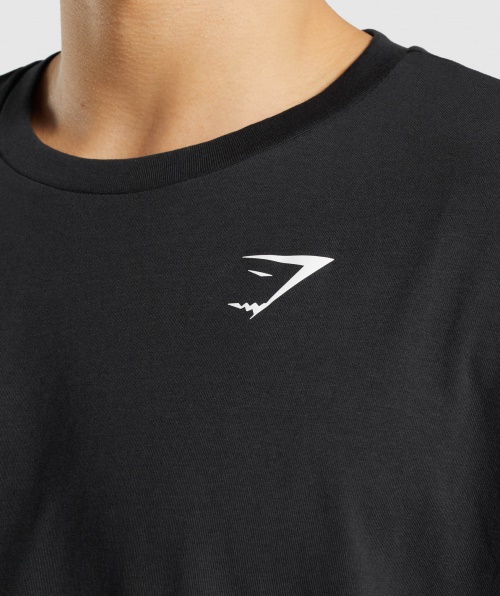 Camiseta Gymshark Essencial Oversized Preta