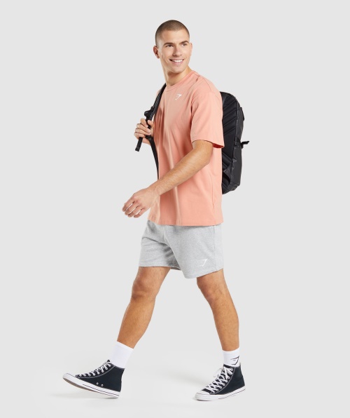 Camiseta Gymshark Essencial Oversized Nevada Rosa