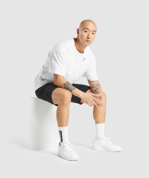 Camiseta Gymshark Essencial Oversized Branca