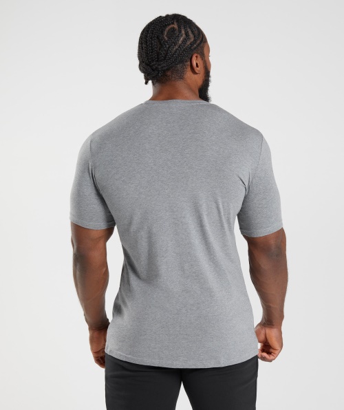 Camiseta Essencial Gymshark Cinza Carvão Marl