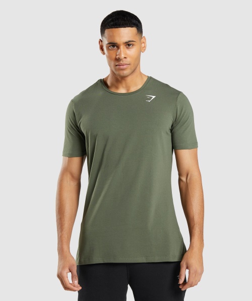 Camiseta Essencial Gymshark Core Olive