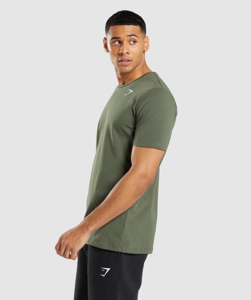 Camiseta Essencial Gymshark Core Olive