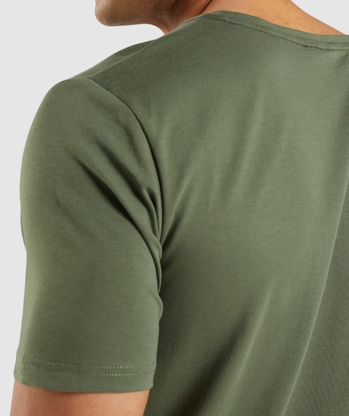 Camiseta Essencial Gymshark Core Olive