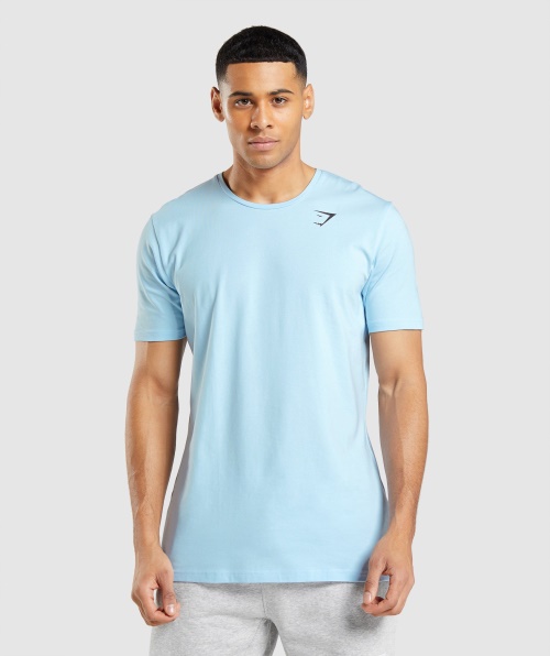 Camiseta Essencial Gymshark Linho Azul