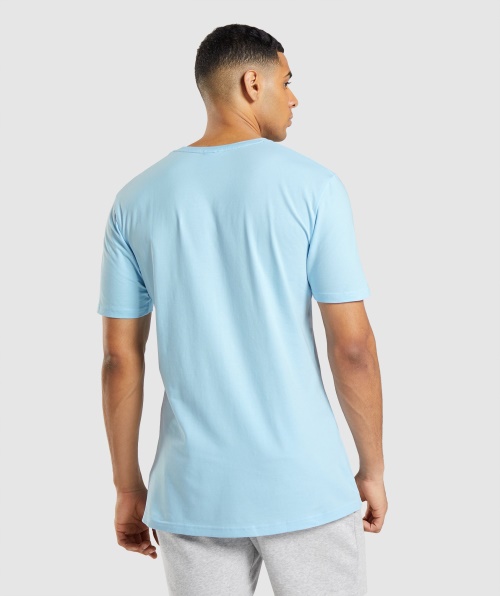 Camiseta Essencial Gymshark Linho Azul