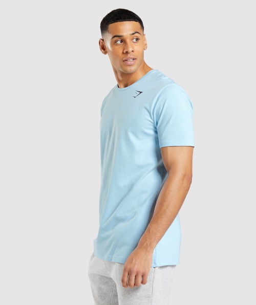 Camiseta Essencial Gymshark Linho Azul