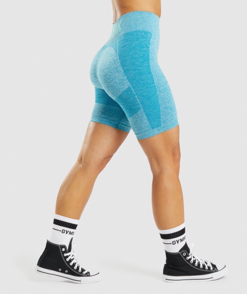 Calções De Ciclismo Gymshark Flex Atlas Blue Marl