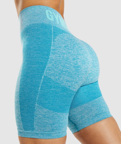 Calções De Ciclismo Gymshark Flex Atlas Blue Marl