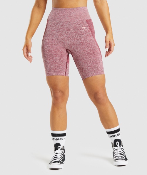 Shorts De Ciclismo Gymshark Flex Borgonha