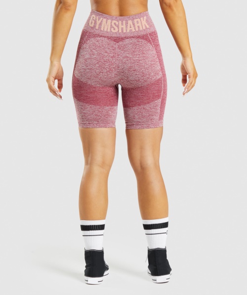 Shorts De Ciclismo Gymshark Flex Borgonha