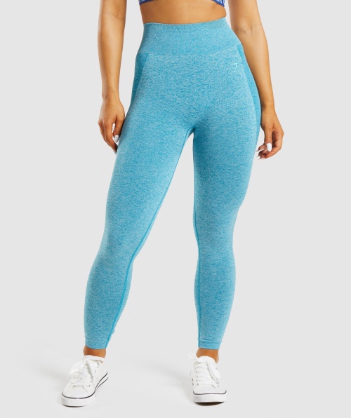 Legging Cintura Alta Gymshark Flex Atlas Blue Marl