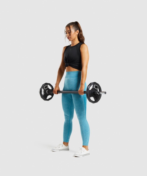 Legging Cintura Alta Gymshark Flex Atlas Blue Marl