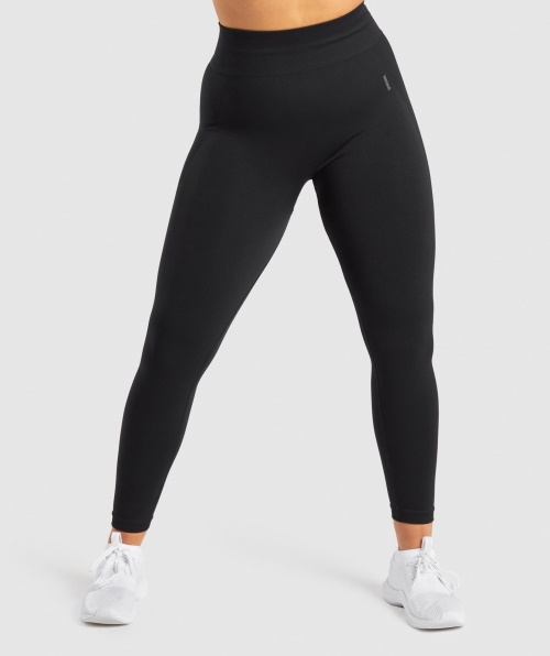 Legging Cintura Alta Gymshark Flex Preto-carvão