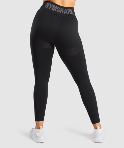 Legging Cintura Alta Gymshark Flex Preto-carvão