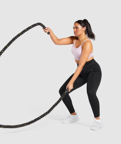 Legging Cintura Alta Gymshark Flex Preto-carvão