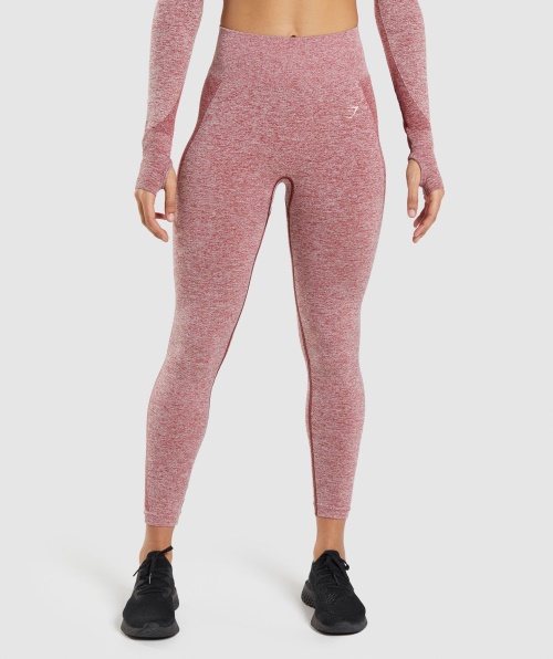 Legging Cintura Alta Gymshark Flex Borgonha Marl