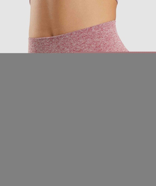 Legging Cintura Alta Gymshark Flex Borgonha Marl