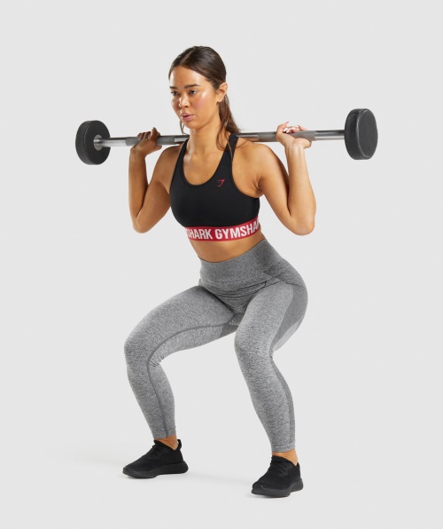 Legging Cintura Alta Gymshark Flex Charcoal Marl