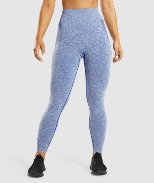 Legging Cintura Alta Gymshark Flex Earl Blue Marl