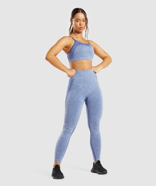 Legging Cintura Alta Gymshark Flex Earl Blue Marl