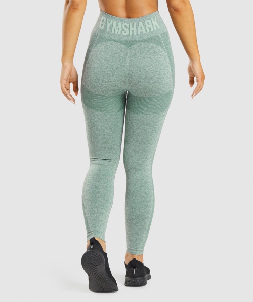 Legging Cintura Alta Gymshark Flex Studio Green Marl