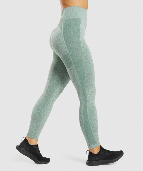 Legging Cintura Alta Gymshark Flex Studio Green Marl