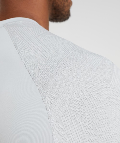 Camiseta Gymshark Forma Cinza Claro