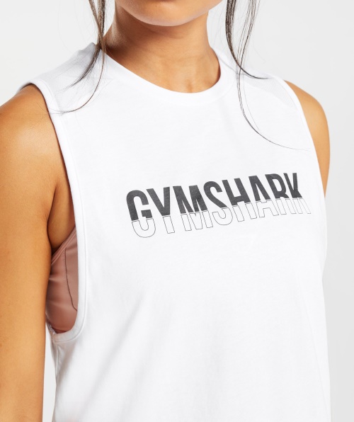 Tanque De Fração Gymshark Branco