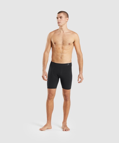 Boxer Híbrido Gymshark Preto-cinza Claro