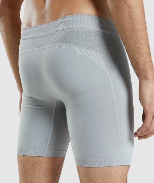 Boxer Híbrido Gymshark Taupe Cinza-ônix Cinza