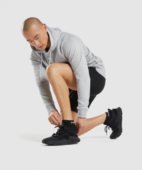 Meias De Quarto De Jacquard Gymshark 3pk Preto