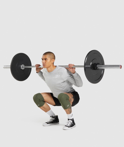 Joelheiras Gymshark 5mm Verde Oliva