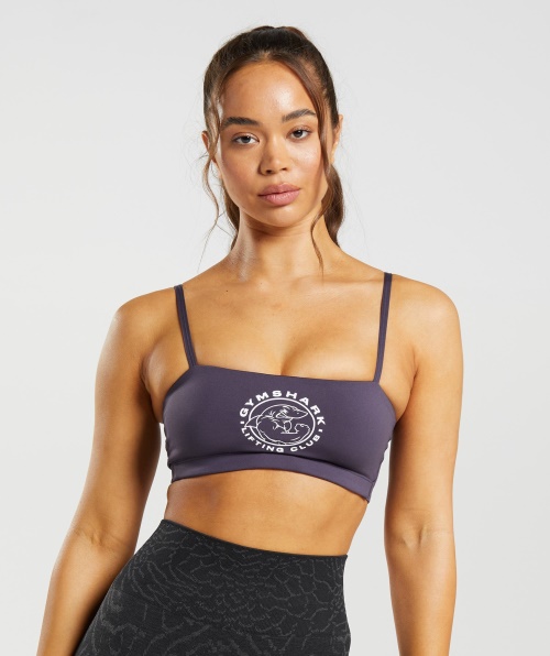 Sutiã Bandeau Legado Gymshark Roxo Rico