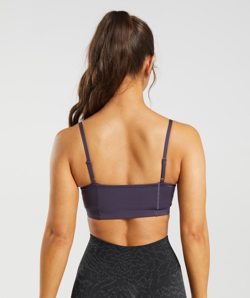 Sutiã Bandeau Legado Gymshark Roxo Rico