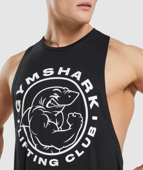 Tanque De Braço Suspenso Gymshark Legacy Preto