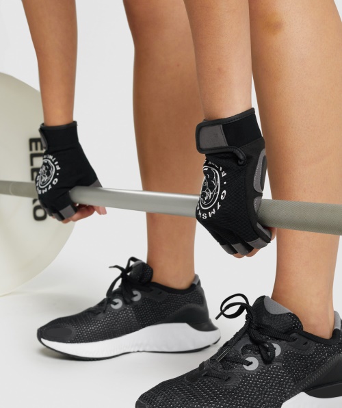 Luvas De Levantamento Gymshark Legacy Pretas