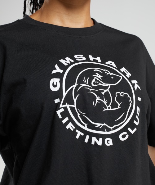 Camiseta Gymshark Legacy Oversized Preta