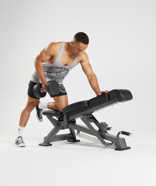 Gymshark Legacy Stringer Cinza Claro Core Marl