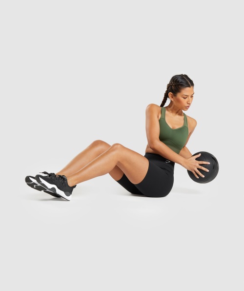 Sutiã Esportivo Leve De Alto Suporte Gymshark Núcleo Oliva