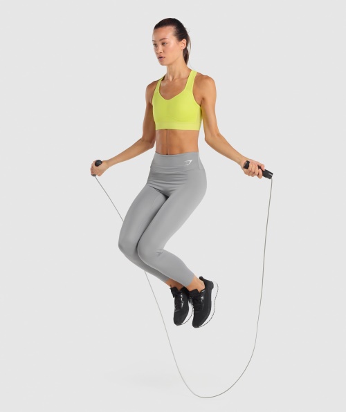 Sutiã Esportivo Gymshark Leve De Alto Suporte Amarelo